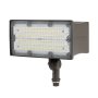 70W LED Flood Light With Knuckle Mount - 10,500 Lumens - Bypassable Photocell - 250W MH Equivalent - 5000K