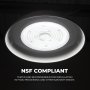 The fixture meets NSF and FDA/USDA guidelines for food and beverage processing facilities