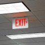 Arrow knockouts to show exit location