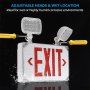 Adjust the LED light heads for precise emergency lighting                             
                        