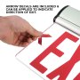                             
                         Edge Lit LED Exit Sign w/ Battery Backup - Single Face - Adjustable Angle