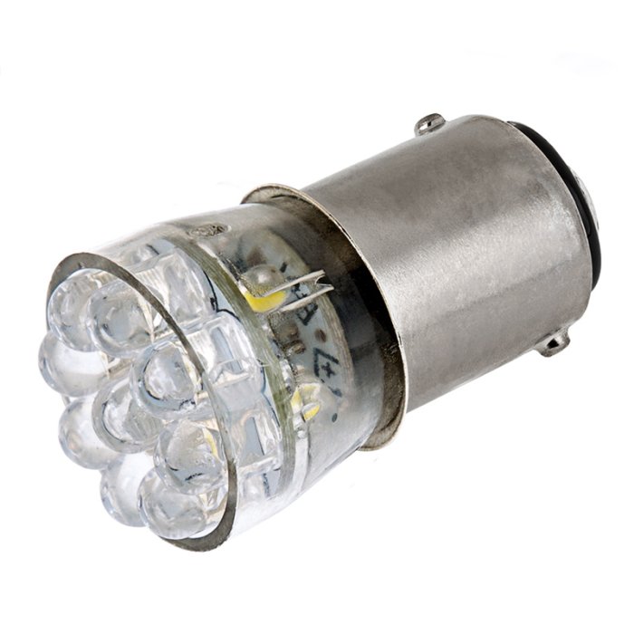 1142 LED Bulb - 15 LED Forward Firing Cluster - BA15D Bulb main product photo
