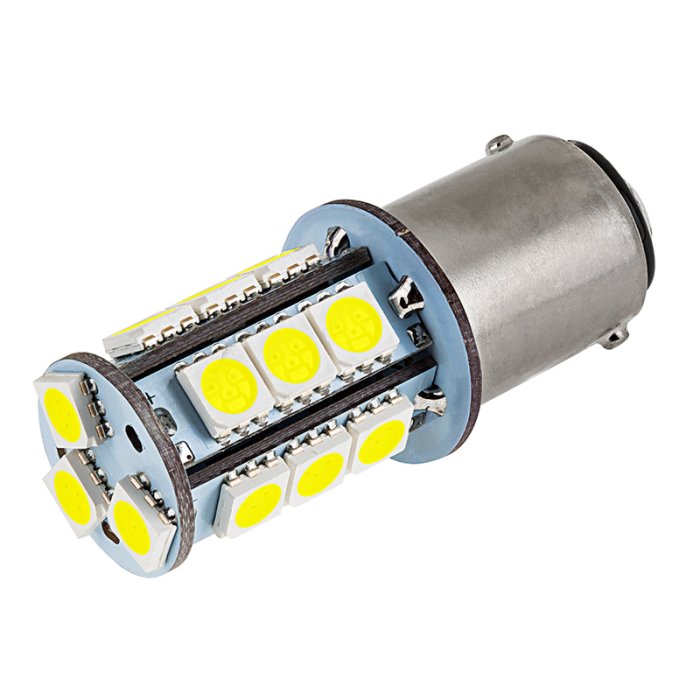 1142 LED Bulb - 18 SMD LED Tower - BA15D Bulb main product photo