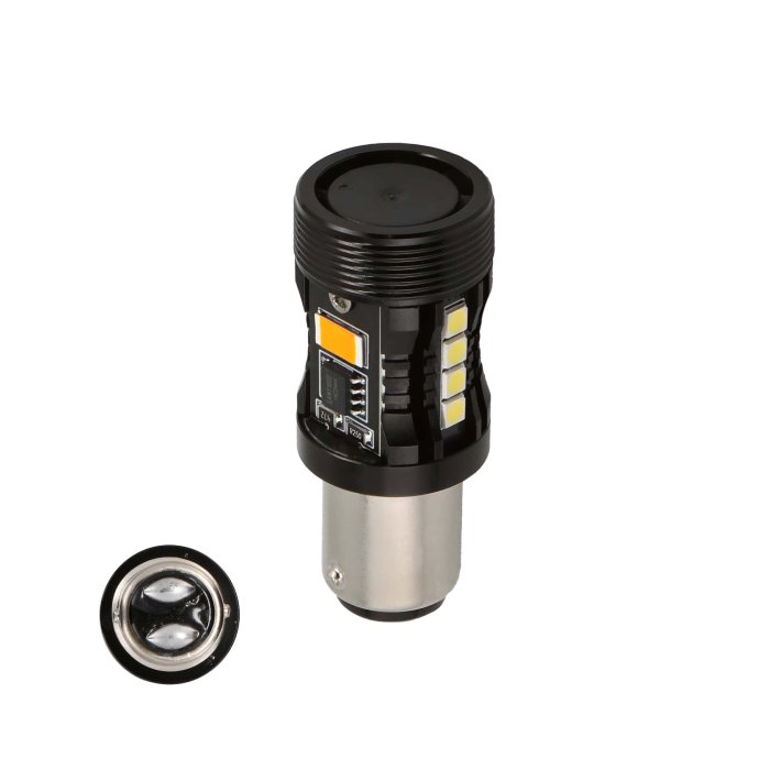 1157 CANbus Switchback LED Bulb - 28W - 2,500 Lumens - Amber / White - Single / 2-Pack main product photo