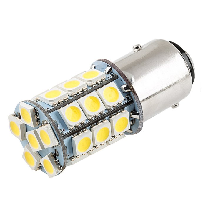 1157 LED Bulb - Dual Function 27 SMD LED Tower - BAY15D Bulb main product photo