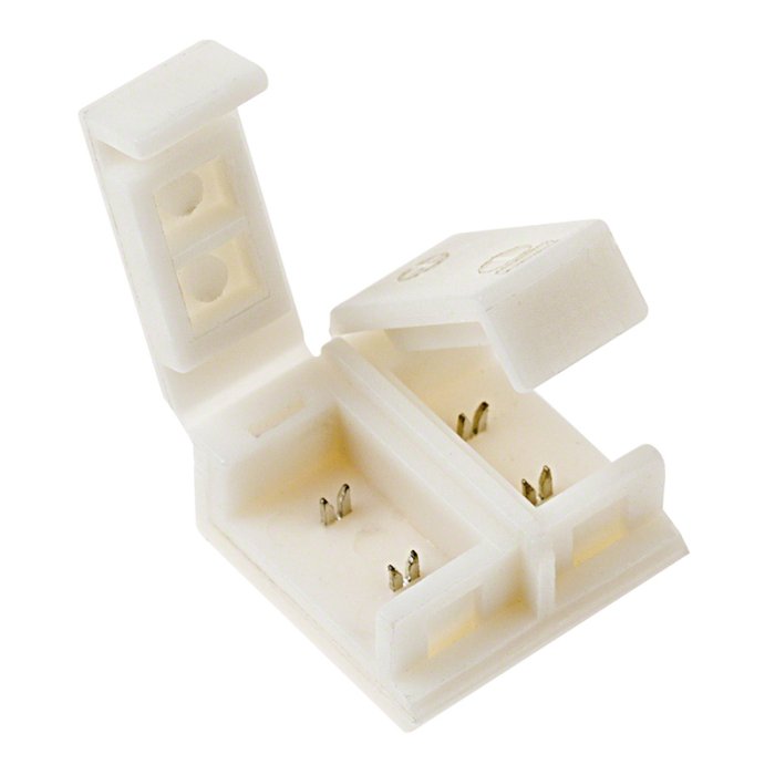 WFLS10-2CDH 2 Contact 10mm Flexible Light Strip Direct Connect Clamp WFLS10-2CDH 2 Contact 10mm Flexible Light Strip Direct Connect Clamp