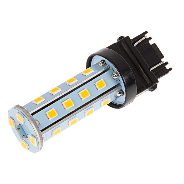 3157 LED Bulb - Dual Function 28 SMD LED Tower - Wedge Base main product photo