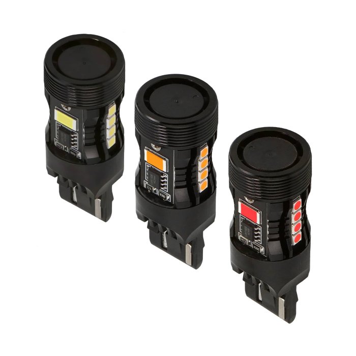 7440 CANbus LED Bulb - 28W - 2,500 Lumens - Cool White / Amber / Red - Single / 2-Pack main product photo