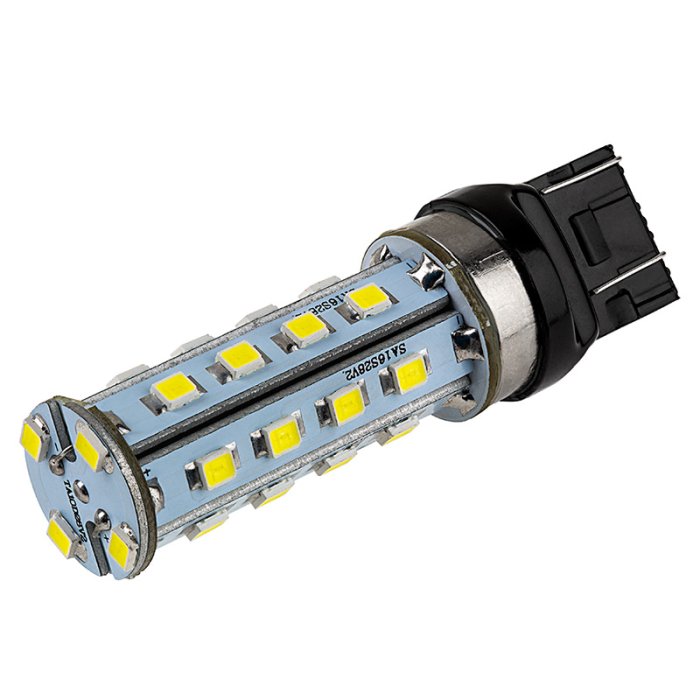 7443 LED Bulb - Dual Function 28 SMD LED Tower - Wedge Base main product photo