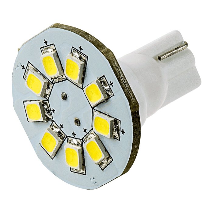 921 / 912 / T15 LED Bulb - 9 SMD LED Disc - Miniature Wedge Base main product photo