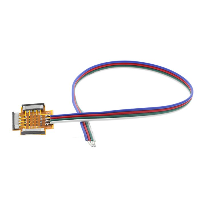 NFLS-4CPT3 Flexible Light Strip 3-Way Pigtail Connector NFLS-4CPT3 Flexible Light Strip 3-Way Pigtail Connector