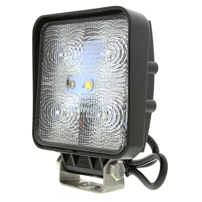 Mini Off-Road LED Work Light / LED Driving Light - 4" Square - 15W - 1,050 Lumens main product photo