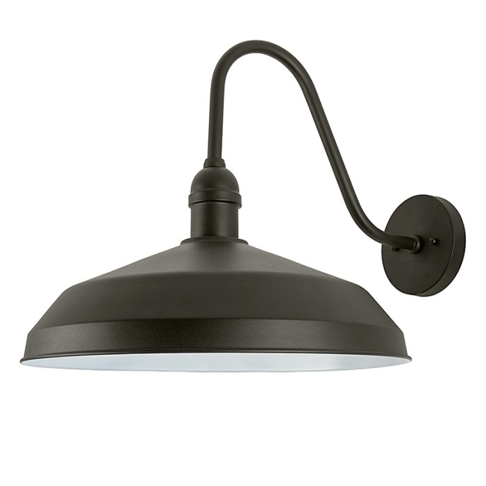 Gooseneck Light - Bronze 15.6” Shade LED Barn Light - 1500 Lumens - 3000K / 4000K main product photo
