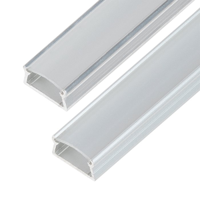 TAMI Aluminum Channel - Surface - For Strips Up To 12mm - Silver - 1m / 2m main product photo