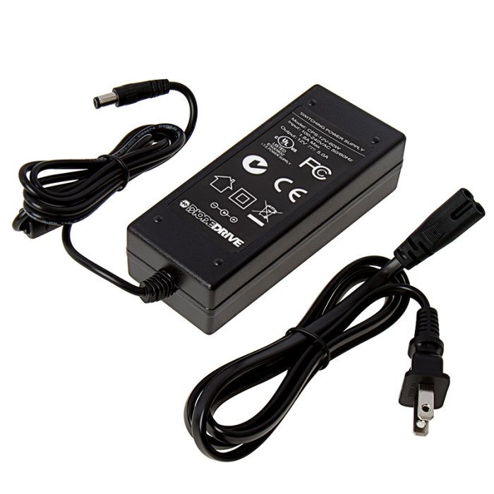 DiodeDrive Desktop AC Power Adapter - 12 VDC Switching Power Supply - 60W-120W main product photo