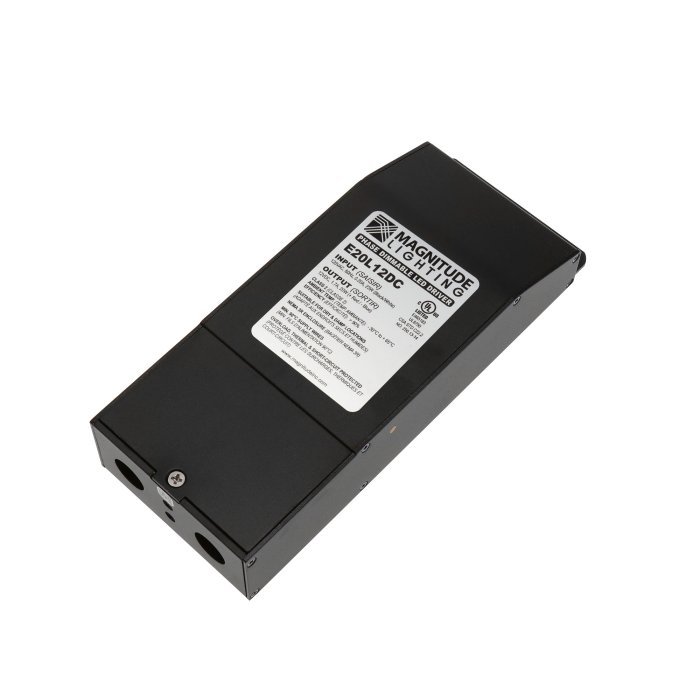 Magnitude Lighting E-Series Listed Constant Voltage TRIAC Dimming Driver - 12 VDC - 20W / 40W / 60W - Optional Power Cord main product photo
