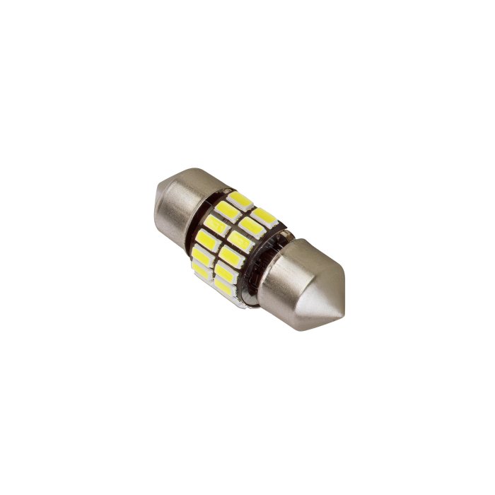 28mm DE3021 LED Festoon Bulb - CANbus - 18 SMD LEDs - 288 Lumens - Cool White main product photo