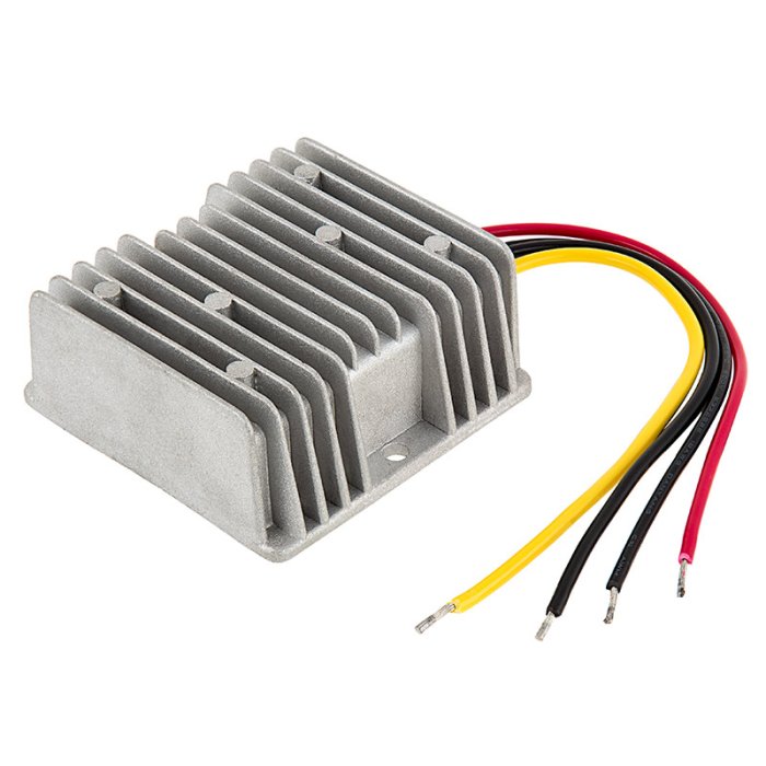 Step-Down DC/DC Voltage Converter - 36/48V (36-60V) to 12V Power Reducer - 10 or 20 Amp main product photo