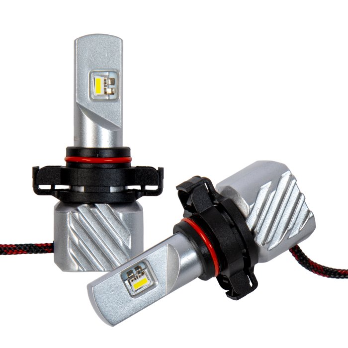 These 5202 / H16-EU / PS24W LED Fog Light Bulbs are fanless and deliver 5,000 lumens per set at 6500K. These 5202 / H16-EU / PS24W LED Fog Light Bulbs are fanless and deliver 5,000 lumens per set at 6500K.