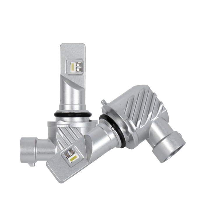 These 9006 / HB4 LED Bulbs are fanless and deliver 5,000 lumens per set at 6500K. These 9006 / HB4 LED Bulbs are fanless and deliver 5,000 lumens per set at 6500K.