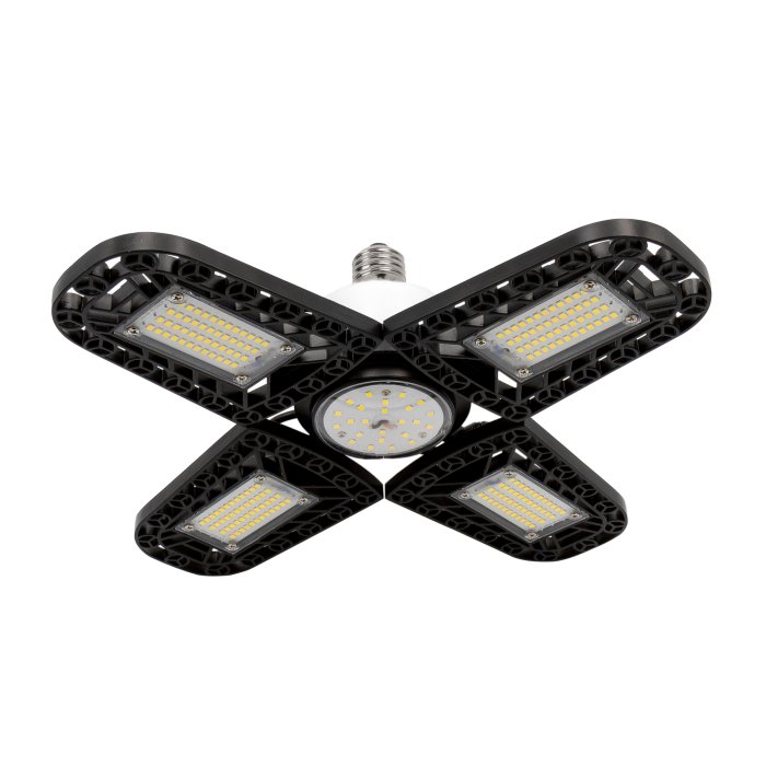 80W LED High Bay Retrofit Bulb - 250W MH Equivalent - E26 / E27 Medium Screw Base - Ballast Bypass - 11,600 Lumens - 5000K 80W LED High Bay Retrofit Bulb - 250W MH Equivalent - E26 / E27 Medium Screw Base - Ballast Bypass - 11,600 Lumens - 5000K