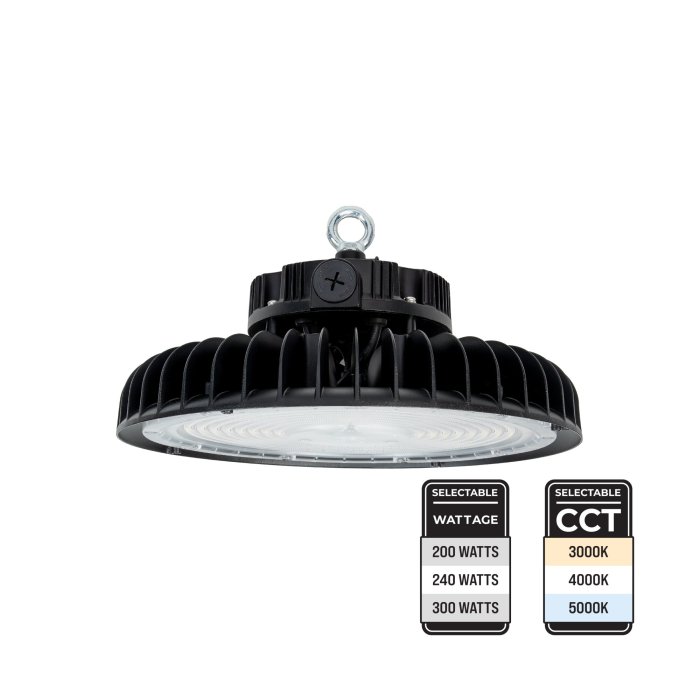 Sensor Ready LED UFO High Bay - Up to 48,000 Lumens - Selectable Wattage and CCT - 180 W / 240 W / 300 W - 3000K / 4000K / 5000K - Optional Networked Lighting Controls main product photo