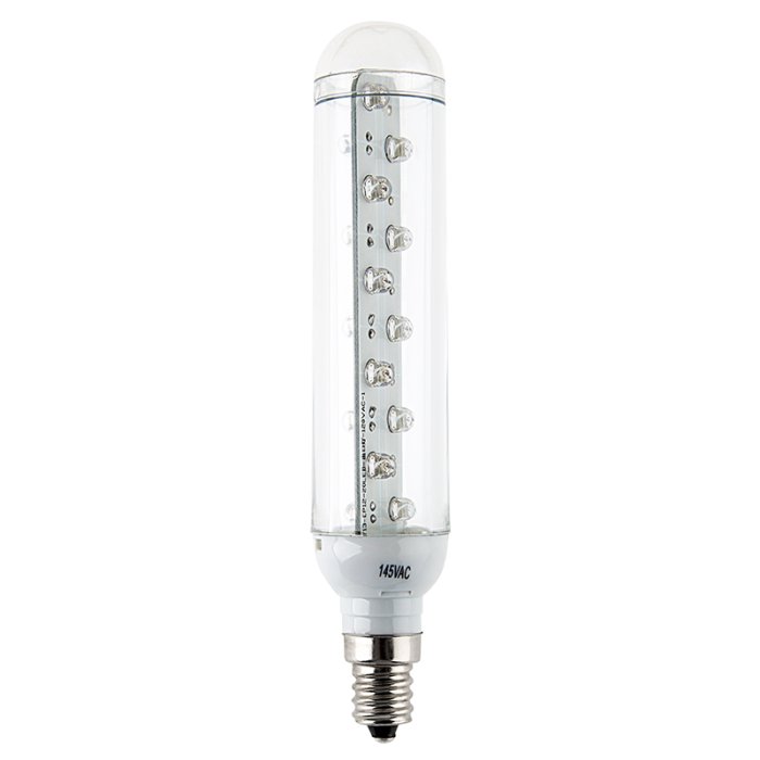 LED Exit Sign Bulb - T6.5 Bulb with 20 LEDs and Candelabra Base - 1W - 35 Lumens main product photo