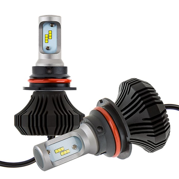LED Headlight Kit - 9004 LED Fanless Headlight Conversion Kit with Compact Heat Sink LED Headlight Kit - 9004 LED Fanless Headlight Conversion Kit with Compact Heat Sink