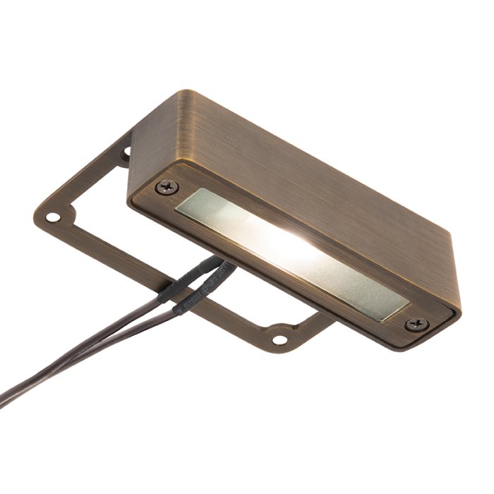 Solid Cast Brass Hardscape Light - 4" LED Ready / Drop-In Landscape Fixture - Optional G4 Bulb - 2700K / 4000K / 5700K main product photo