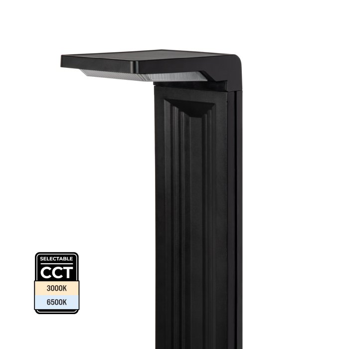 Premium Solar LED Path Light with Offset Head - Integrated Photocell - Selectable CCT - Up To 100 Lumens - 3000K / 6500K main product photo