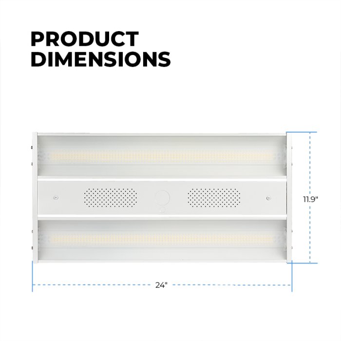 Constructed of a lightweight white steel housing