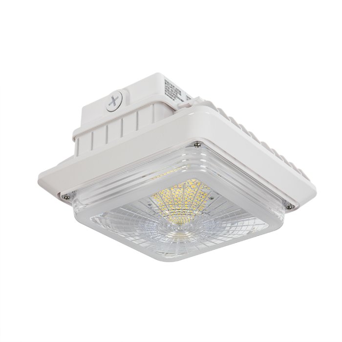 40W LED Parking Garage Canopy Light - 5,200 Lumens - 175W MH Equivalent - 5000K 40W LED Parking Garage Canopy Light - 5,200 Lumens - 175W MH Equivalent - 5000K