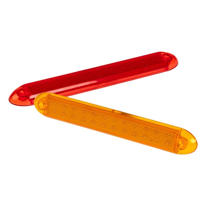 LED Clearance or Side Marker Light - Submersible - 9" Rectangle - 24 LEDs - 12V/24V main product photo