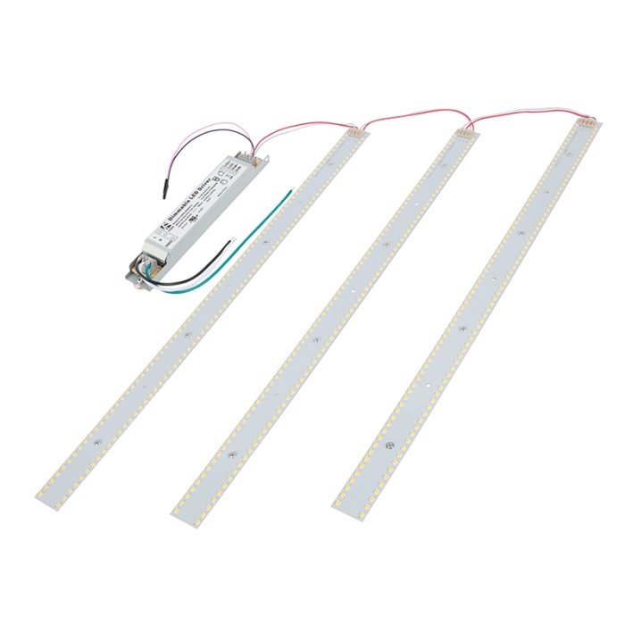 40W LED Magnetic Strip Troffer Retrofit Kit - 2x2 Troffer - Up To 5200 Lumens - Dimmable main product photo