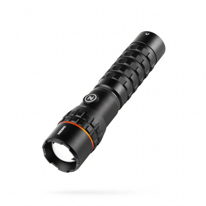 NEBO SLYDE KING 1K LED Flashlight and Work Light 1 000 Lumens USB C Rechargeable 6500K Red