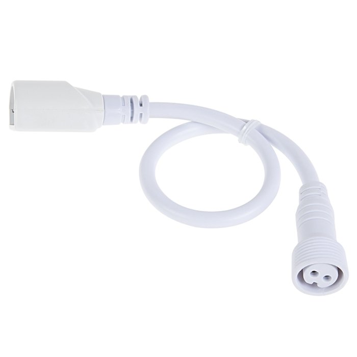 1ft Straight Power Cable for Top Bend LED Neon Strip Light - Strip to Screw Connector 1ft Straight Power Cable for Top Bend LED Neon Strip Light - Strip to Screw Connector