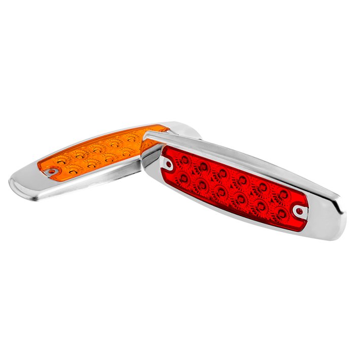 Low Profile LED Clearance or Side Marker Light - Peterbilt Style - 12 LEDs main product photo