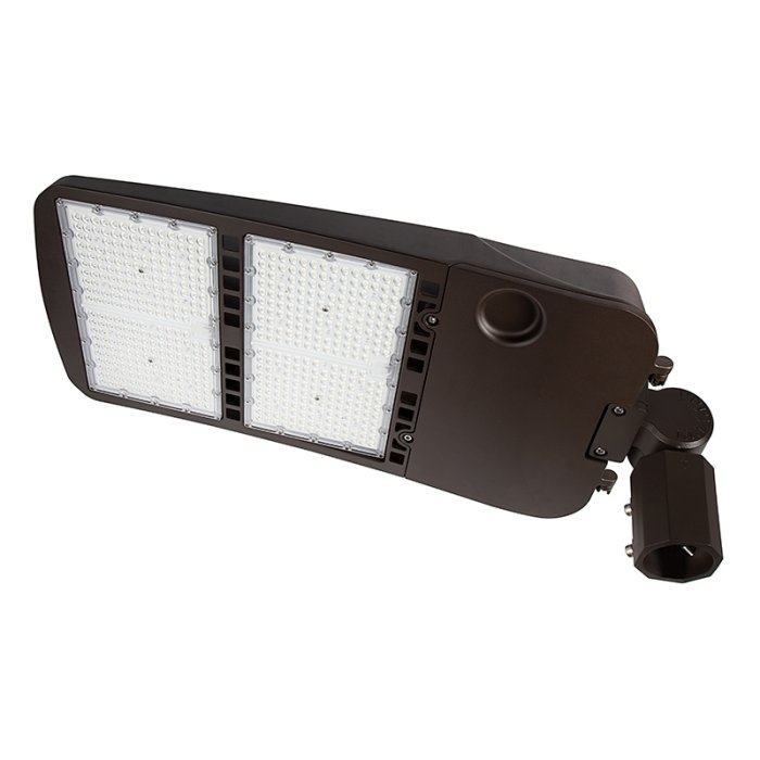 480W LED Parking Lot Light - Shoebox Area Light - 64,000 Lumens - 2000W MH Equivalent - 4000K/5000K - Knuckle Slipfitter Mount main product photo