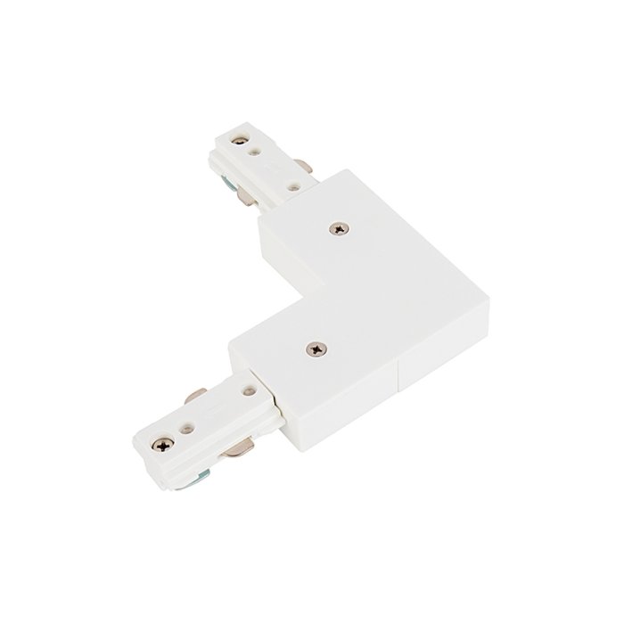White L-Connector - Halo Track - 120 VAC White L-Connector - Halo Track - 120 VAC