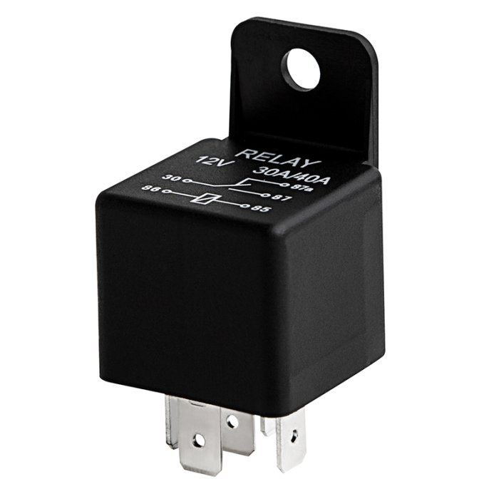 12VDC 30/40A 5 PIN Universal Relay 12VDC 30/40A 5 PIN Universal Relay