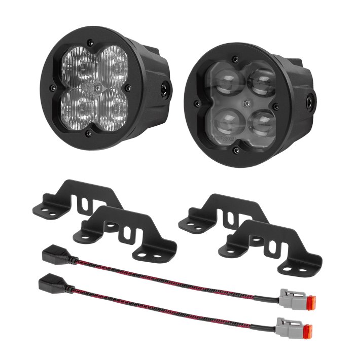 LED Fog Light Kit for Jeep Wrangler JK/JL and Gladiator JT - 4,000 Lumens - Fog / Driving Beam main product photo