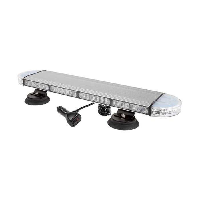 LED Strobe Light Bar - 22” - Magnetic Base - 12V DC - Amber / Amber and White main product photo