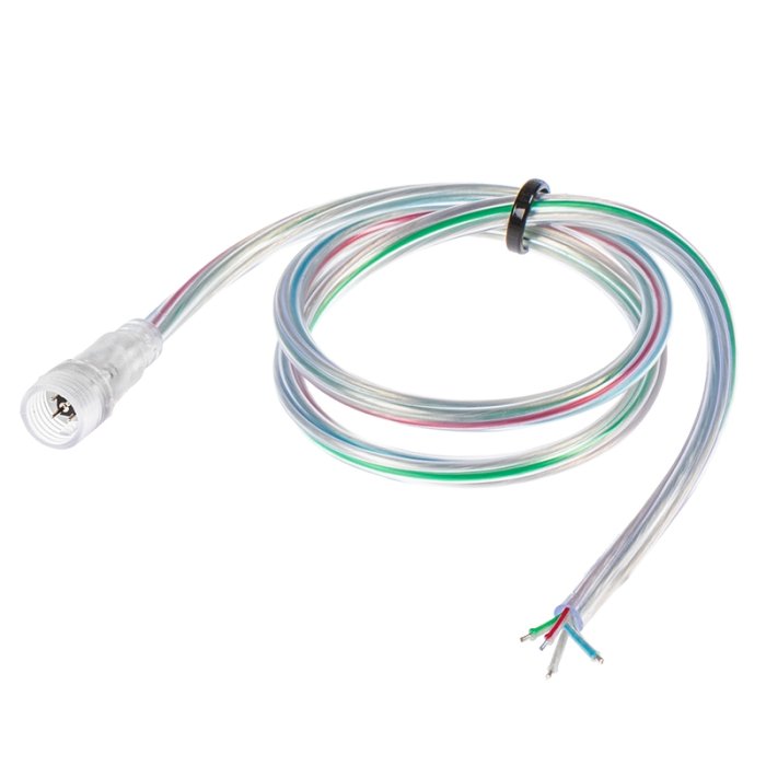 RGB Cable to Cable Connector - 0.5m - Female Connector - STW Series Compatible - Waterproof RGB Cable to Cable Connector - 0.5m - Female Connector - STW Series Compatible - Waterproof