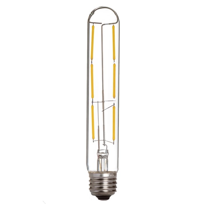 5W T10 LED Light Bulb - 450 Lumens - 40W Incandescent Equivalent - 7in - E26/E27 - 2700K 5W T10 LED Light Bulb - 450 Lumens - 40W Incandescent Equivalent - 7in - E26/E27 - 2700K
