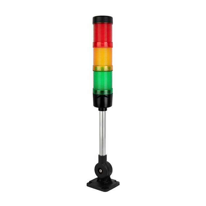 Preassembled LED Signal Tower Stack Lights - 2" Diameter - Adjustable Mount with 165mm Pole main product photo