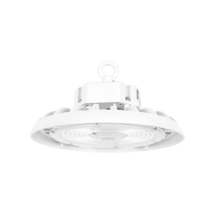 100W UFO LED High Bay - Sensor Ready - 250W MH Equivalent - 15,300 Lumens - White Finish - 5000K - Optional Networked Lighting Controls main product photo