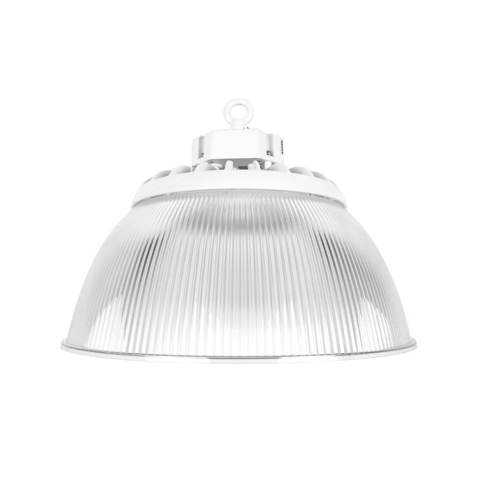 150W UFO LED High Bay With Reflector - Sensor Ready - 400W MH Equivalent - 23,000 Lumens - White Finish - 5000K - Optional Networked Lighting Controls main product photo