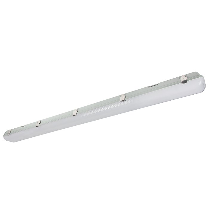 TCP 40W LED Vapor Tight Light Fixture - 4' Industrial Light - 5,200 Lumens - 5000K TCP 40W LED Vapor Tight Light Fixture - 4' Industrial Light - 5,200 Lumens - 5000K