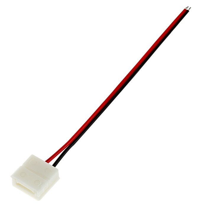 WFLS10-2CPTH 10mm Flexible Light Strip Solderless Clamp On Pigtail Adapter WFLS10-2CPTH 10mm Flexible Light Strip Solderless Clamp On Pigtail Adapter
