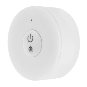 Mini RF Single Color Push Button LED Dimmer Switch w/ Magnetic Base for EZ Dimmer Controller